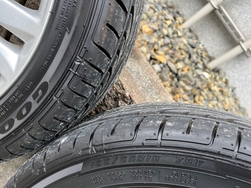 ほぼ新品！ダイハツ タントカスタムターボ 純正ホイール 新車