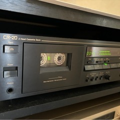 ナカミチ Nakamichi CR-20動作確認済み 美品綺麗再生録音整備品 (モモリン)  東広島のオーディオ《ラジカセ》の中古あげます・譲ります｜ジモティーで不用品の処分