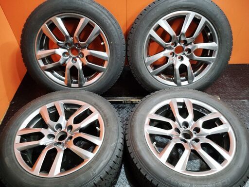 レクサスＮＸ　純正18インチ　スタッドレス４本　ＤＭ-Ｖ3　バリ山　４４万円 4本 レクサス 純正 18インチ 7.5J+35 5H PCD114.3 スタッドレス