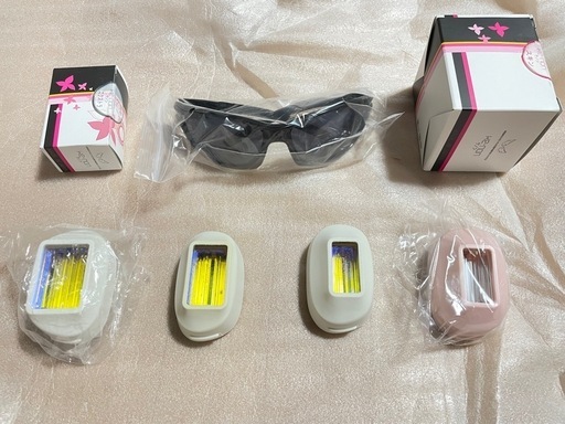 ケノンVer7.1 KE-NON 脱毛器 ゴールド 本体と付属品 最新版／付属品
