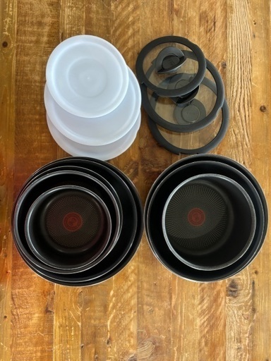 T-fal 取っ手の取れる鍋、フライパンセット
