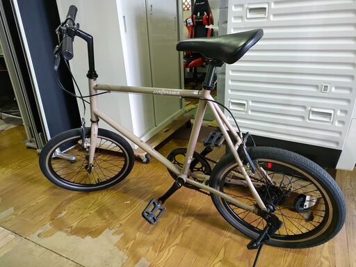 自転車　20インチ　ベージュ　ちょい乗り　シティバイク　ジャングルジャングル 自転車 20インチ ベージュ ちょい乗り シティバイク ジャングルジャングル