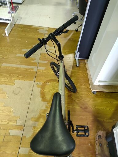 自転車 20インチ ベージュ ちょい乗り シティバイク ジャングルジャングル