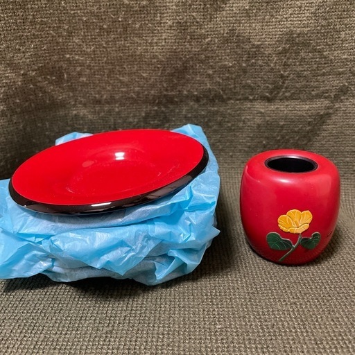 新しい到着 琉球漆器腕2つセット 工芸品