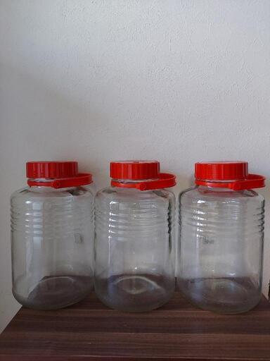ほぼ新品　梅酒瓶8L 4本