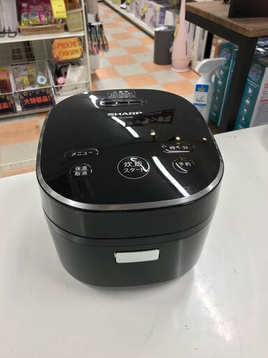 炊飯ジャー シャープ KS-CF05B 2019年製 ※当店3ヶ月保証/動作チェックOK