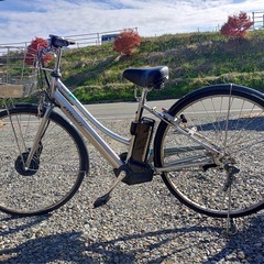 電動アシスト自転車（現状渡し）お買い物など近場使用に如何ですか？