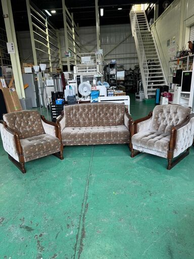 3pソファー 大阪❗️♻️エコマックス♻️配送も可🙌⭕️「S548」⭐️ソファー3人掛け