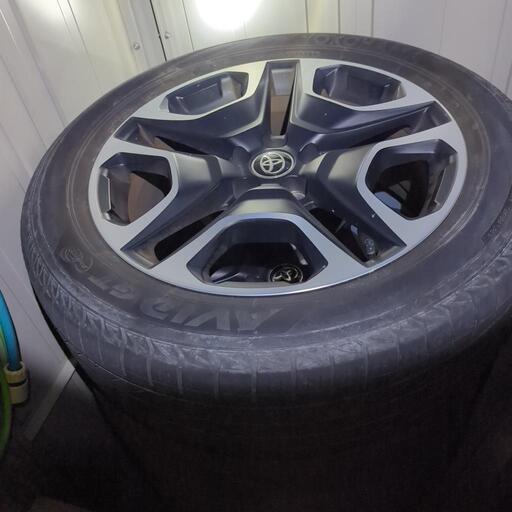rav4 235/55R19純正アルミホイールタイヤ4本セット (ずんだ餅) 矢本のタイヤ、ホイールの中古あげます・譲ります｜ジモティーで不用品の処分