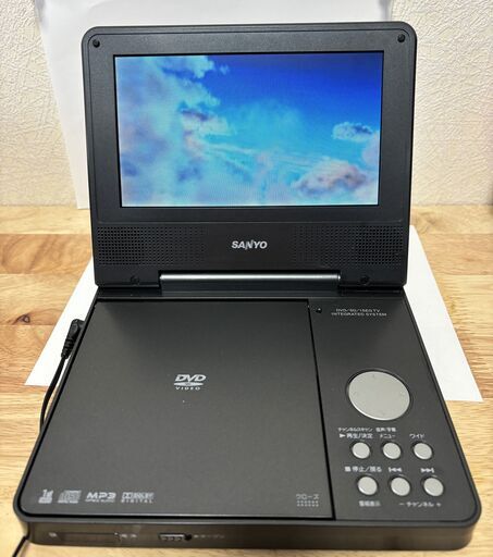 SANYO ポータブルDVDプレーヤー DVD-HP700ND 7インチ