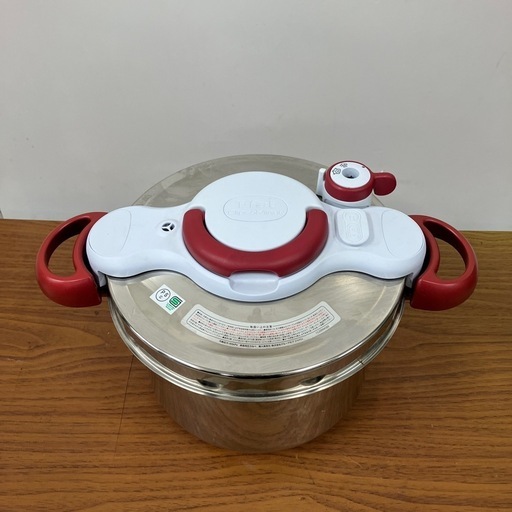 I2411-552 T-fal クリプソ ミニット イージー ルビーレッド 6L キズ汚れ有り