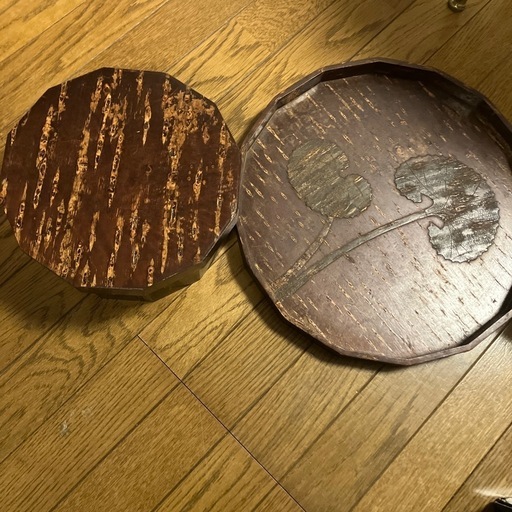 角館樺細工　おぼん、小物入れセット