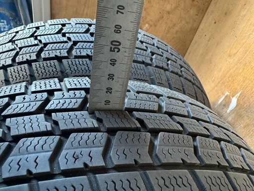 155/65R14インチ スタッドレスタイヤ4本 2019年 走行距離わずか】155 