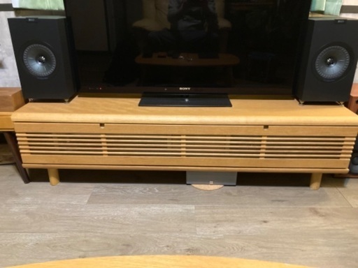 テレビ台　ニトリ　天然木