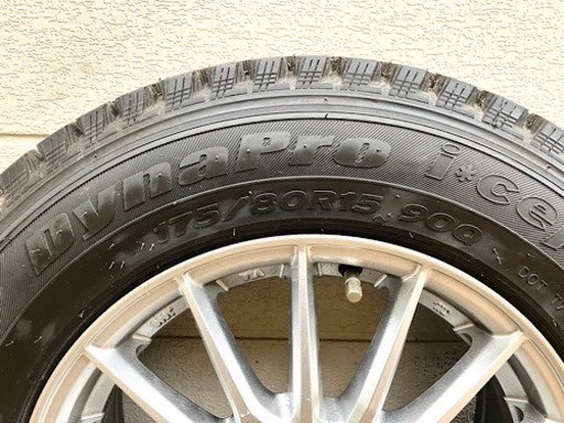 175/80 R15 新品同様 スタッドレスアルミホイールセット 4本 175/80r15 