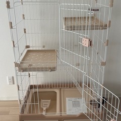 取引決定」猫ケージ新品未使用 自宅に取りに来てくださる方