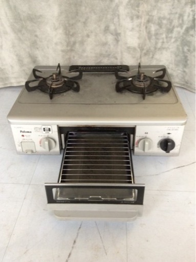 ガスコンロ LPガス用 2個口 パロマ IC-330SF-1L ガス種類:LPガス