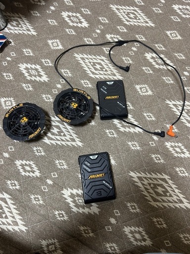 バートルエアークラフト17V バッテリー2個 ✨バートル空調服 冷却ファン 2個セット
