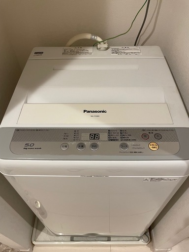 Panasonic 洗濯機 5kg(1mホース付き)