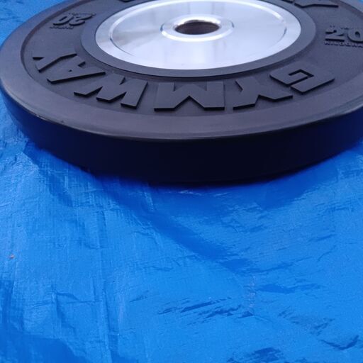 GYMWAYジムウェイ＊バンパープレート20kg＊② ブランドなしプレート