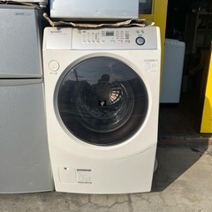 福岡市内配送無料 保証あり シャープ SHARP ななめ型ドラム式洗濯乾燥