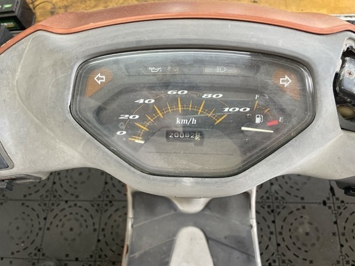 HONDA ホンダ リード100 JF06 馬力の2サイクル小型二種バイク 部品取り ジャンク品 福岡市内発 全国陸送可能