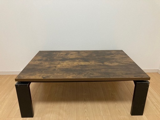 ニトリ ブラウン 木製 長方形こたつテーブル 約105cm x 70cm (YA 