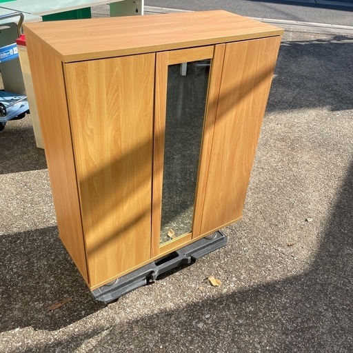 ユーアイ家具 下駄箱 シューズボックス ミラー付き M042 ユーアイ製