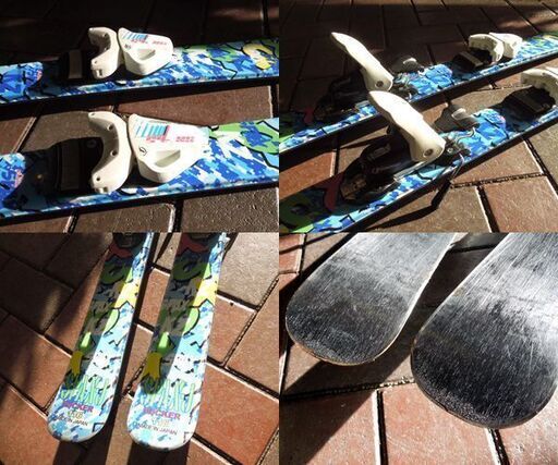 KAZAMA 116cm ジュニアスキー SPAX-J ROCKER 子供用 カービングスキー