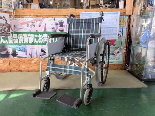 【愛品倶楽部柏店】コーナン 自走式 アルミ製 車いす KG19-7242