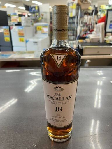 J5370 未開栓 ザ・マッカラン シェリーオーク18年 43度 700ml 箱