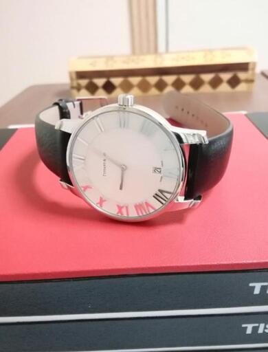 未使用近い美品25万。Tiffany ＆ Co アトラスドーム メンズ 腕時計