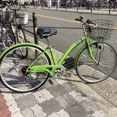 ♪ジモティー特価♪砲弾型ライト付き27型シティサイクル 中古自転車