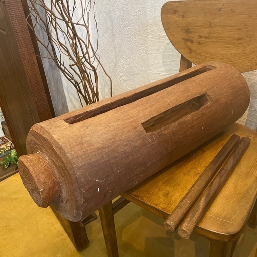 希少】民族楽器スリットドラム ログドラム ギニア産 クリン