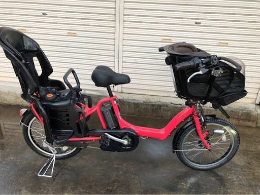 534  ブリヂストン新機種電動アシスト自転車angelino20インチレッドアルミボディ