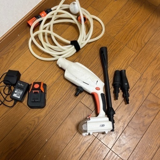 工進バッテリー高圧洗浄機