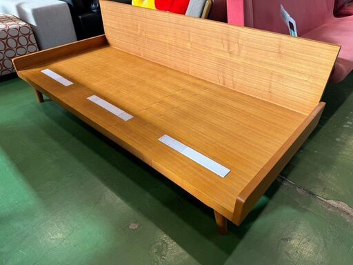 ニトリ３人掛けソファー　オットマン付き　幅195　奥行75　高さ33 ニトリ3人掛けソファー オットマン付き 幅195 奥行75 高さ33