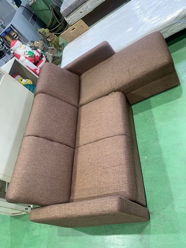 NO.1476 ティ・アイ・アイ ソファ 5669 3人掛け スツール付き 中古