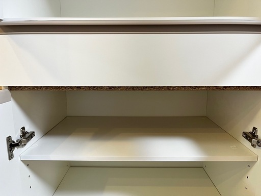 ☆ジモティ割あり☆ レンジボード ナチュラル H180×D45×W115