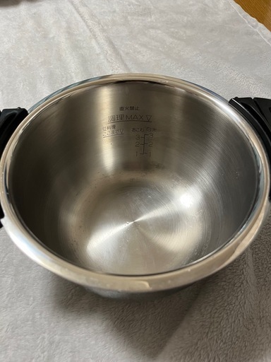 未使用品　象印 自動圧力IHなべ EL-MB30-VD Amazon | 象印マホービン 圧力IHなべ ボルドー EL-MB30-VD | 象印