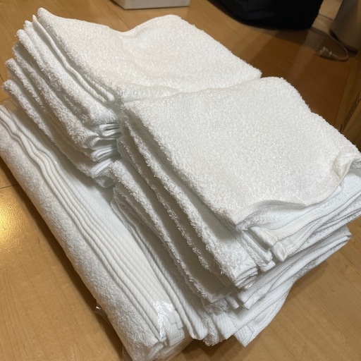 新品薄手タオル