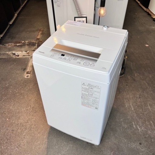 設置まで?? TOSHIBA 一人暮らし洗濯機 4.5kg✨ 2023年製⭕️ 洗濯