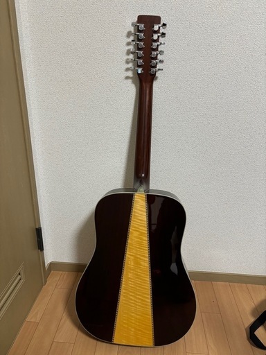 日本製Morris B50 12弦ギター ケース付き1970年代 ケースつき