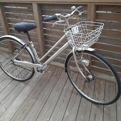 整備点検済み　2019年式　ギア付きオートライト　27インチ　ママチャリ　中古美品 整備点検済み サイモト ギア付きオートライト 27インチ ママチャリ