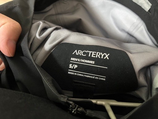 アークテリクス ベータジャケット S ブラック ARC'TERYX BETA LT