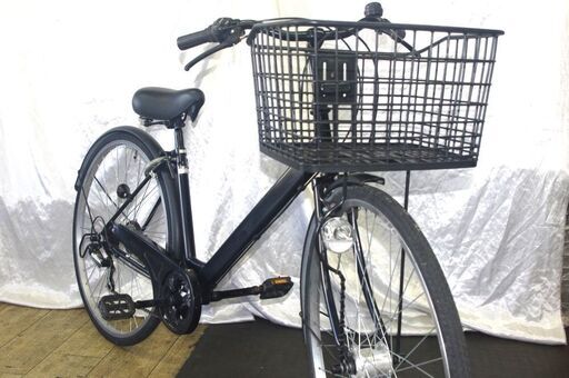 商談中「中古」27インチ/6段変速/オートライト/シティサイクル