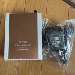 Audio Technica フォノイコライザー AT-PEQ20 説明書付き。