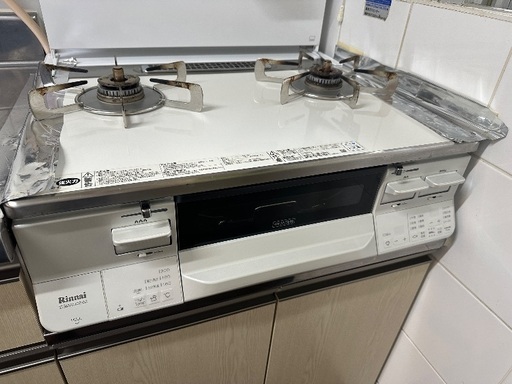 リンナイ　グリル付ガステーブル『HOWARO C plus』（左強火力：ETS65AWK38R3G-WL）