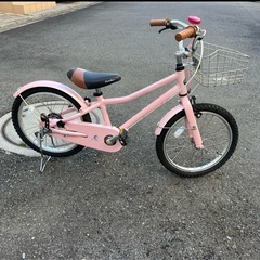 D457 ☆10000円☆整備済み 中古子供自転車 【KhodaaBloom アッソン 赤