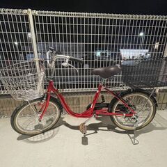 ジモティ来店特価!!　軽快車　CLOVE　26インチ　レッド　J-1056 ジモティ来店特価!! 軽快車 CLOVE 26インチ レッド J-1056